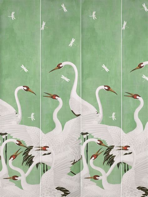 gucci heron print wallpaper